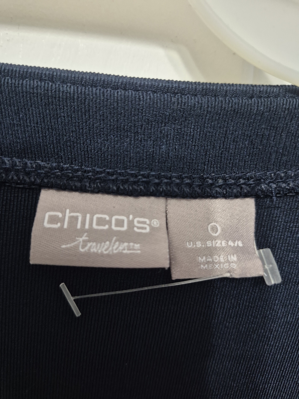 Chico's Navy V-Neck Single-Button Cardigan - Picture 5 of 6